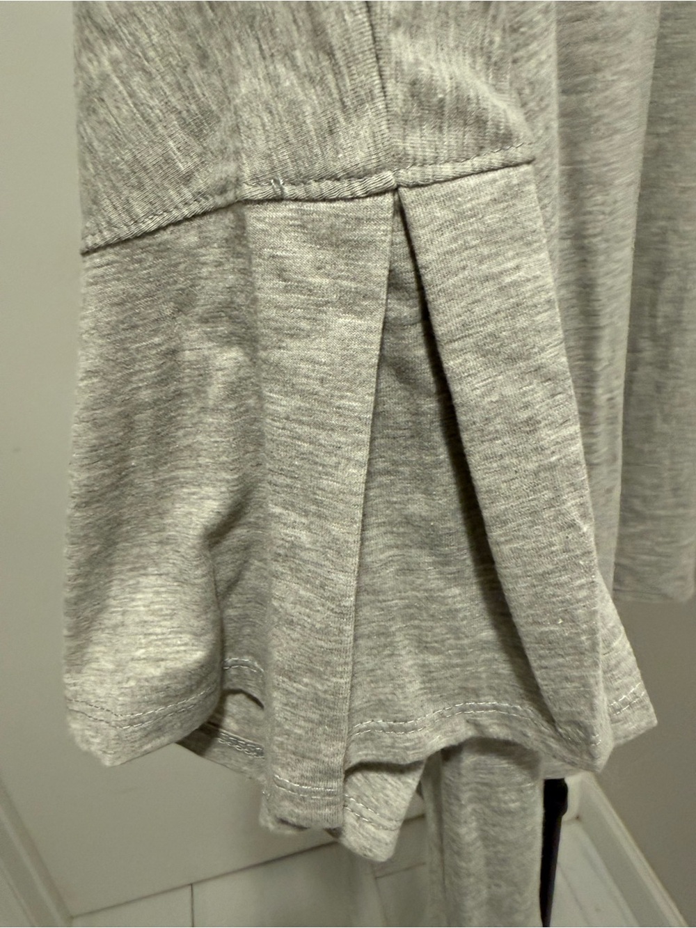 Emerald Light Gray Relaxed Boatneck Short Sleeve Top - Picture 8 of 10